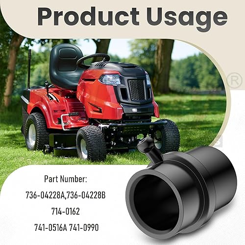 Miniatura 8 de Juego de bujes de rodamiento de rueda delantera 741-0990B 741-0516B 736-04228A 714-0162 para Cub Cadet Troy-Bilt MTD LT1042 LT1045 LT1046 LT1050