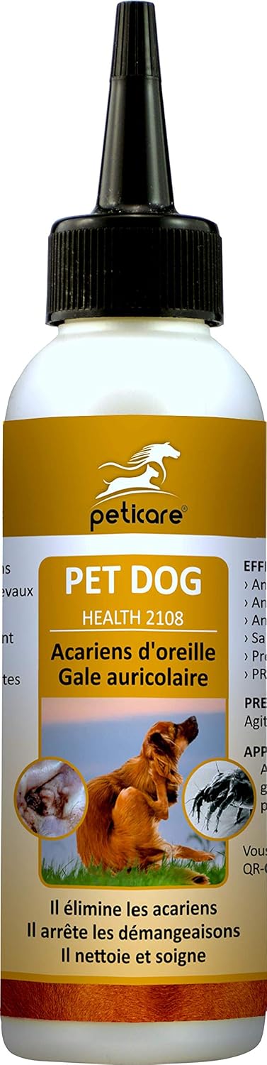 Peticare Chien Bio Traitement Anti Acariens Des Oreilles Nettoyant Auriculaire Gouttes Eliminent Parasites Oeufs Larves Soulage Inflammation Solution 100 Naturel Petdog Health 2108 100 Ml Amazon Fr Animalerie Peticare Chien Bio Traitement Anti Acariens Des Oreilles Nettoyant Auriculaire Gouttes Eliminent Parasites Oeufs Larves Soulage Inflammation Solution 100 Naturel Petdog Health 2108 100 Ml Amazon Fr Animalerie