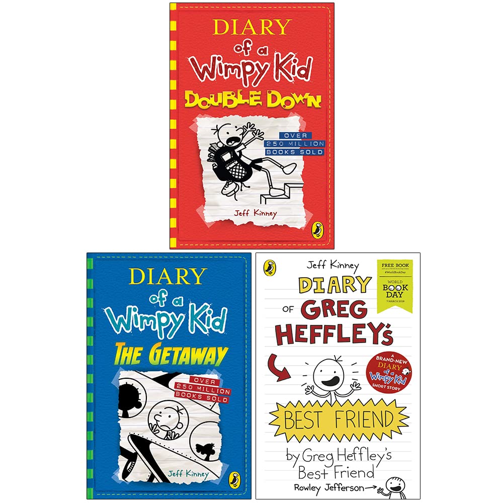 Buy Diary of a Wimpy Kid Book 1112 and World Book Day 3 Books