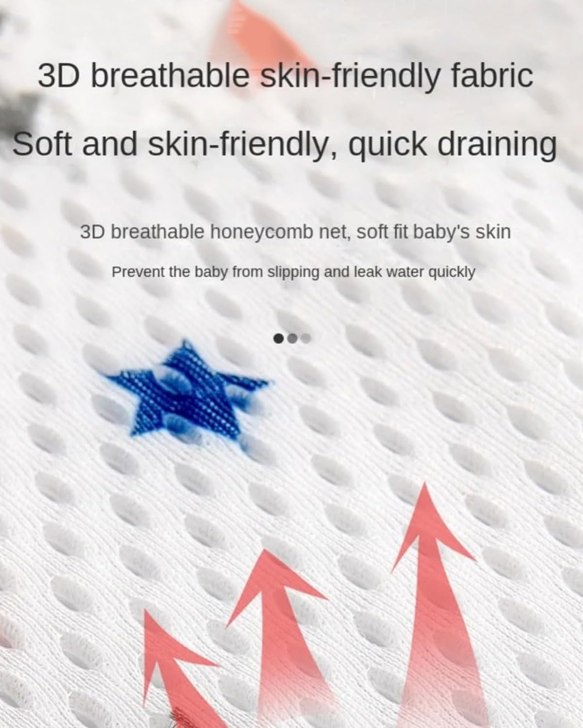 Sièges de bain pour bébé,1 pcs Hamac de Bain pour Bébé,Coussin de Siège de Bain Bébé,Filet de siègeDe Bain Antidérapant, Antidérapant Hamac de Bain Pliable Filet de Bain pour Bébé 0 à 36 Mois