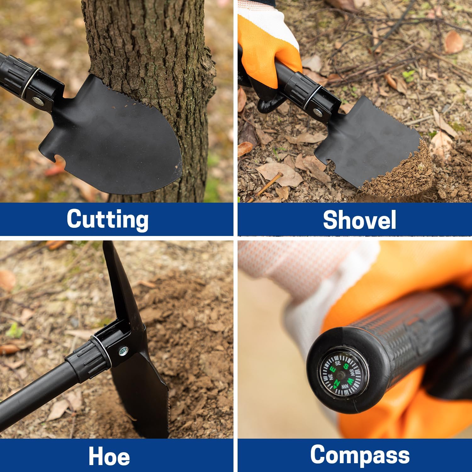 15 PCS Geology Rock Pick Hammer Kit, Rock Hounding Equipment Set with 21oz Steel Rock Hammer, 3 PCS Digging Chisels, Safety Glasses, Gold Mining & Prospecting Tool