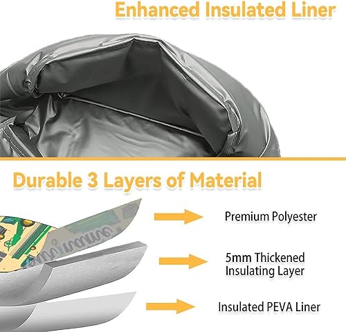 Miniatura 5 de Bolsa de almuerzo personalizada con tractor para niños, pequeñas bolsas de almuerzo aisladas, lonchera reutilizable para niños, bolsas de almuerzo