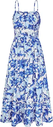  Summer Dresses for Women 2026 Vacation Boho Maxi Sundress