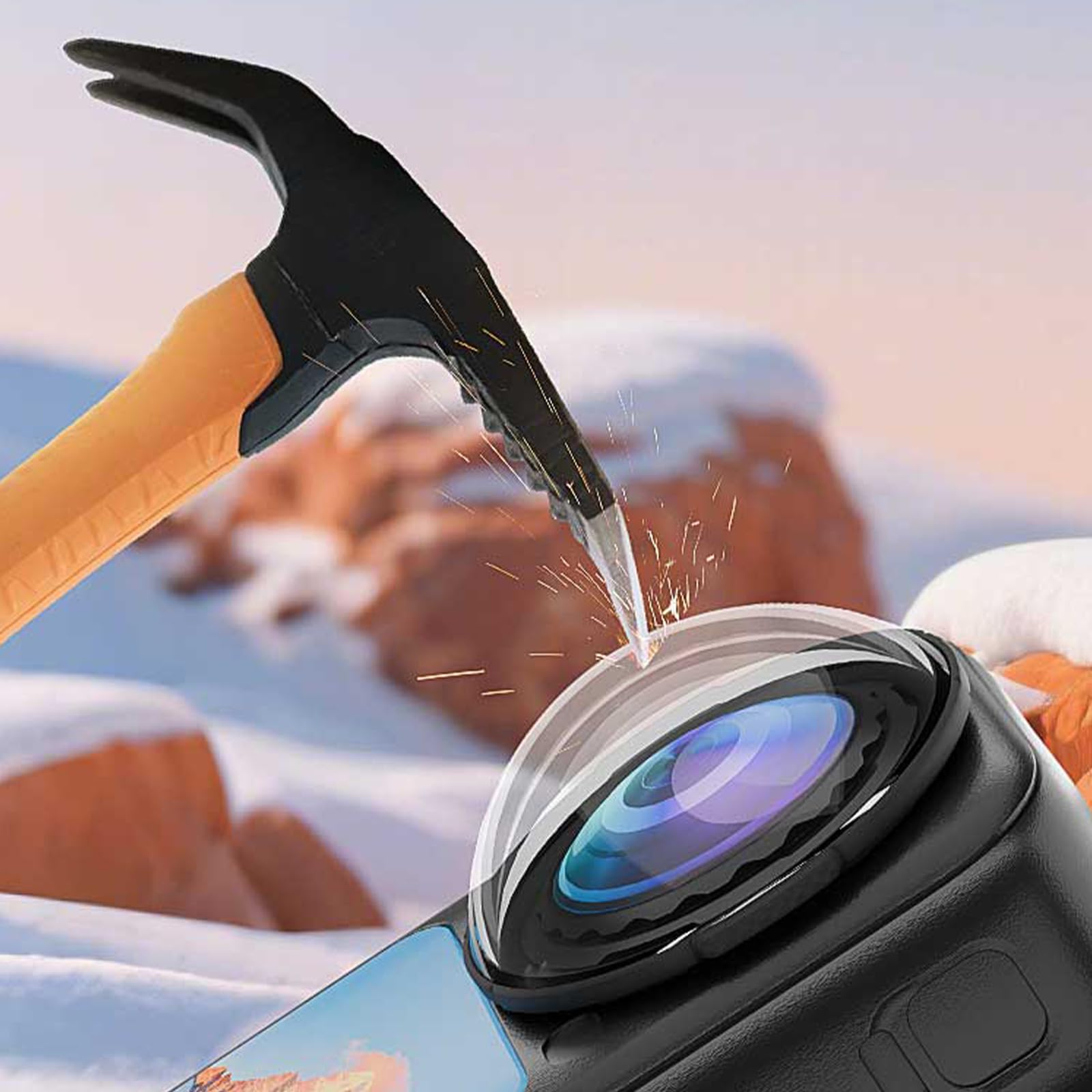 Protector de lente giratorio para vidrio templado óptico Insta X6