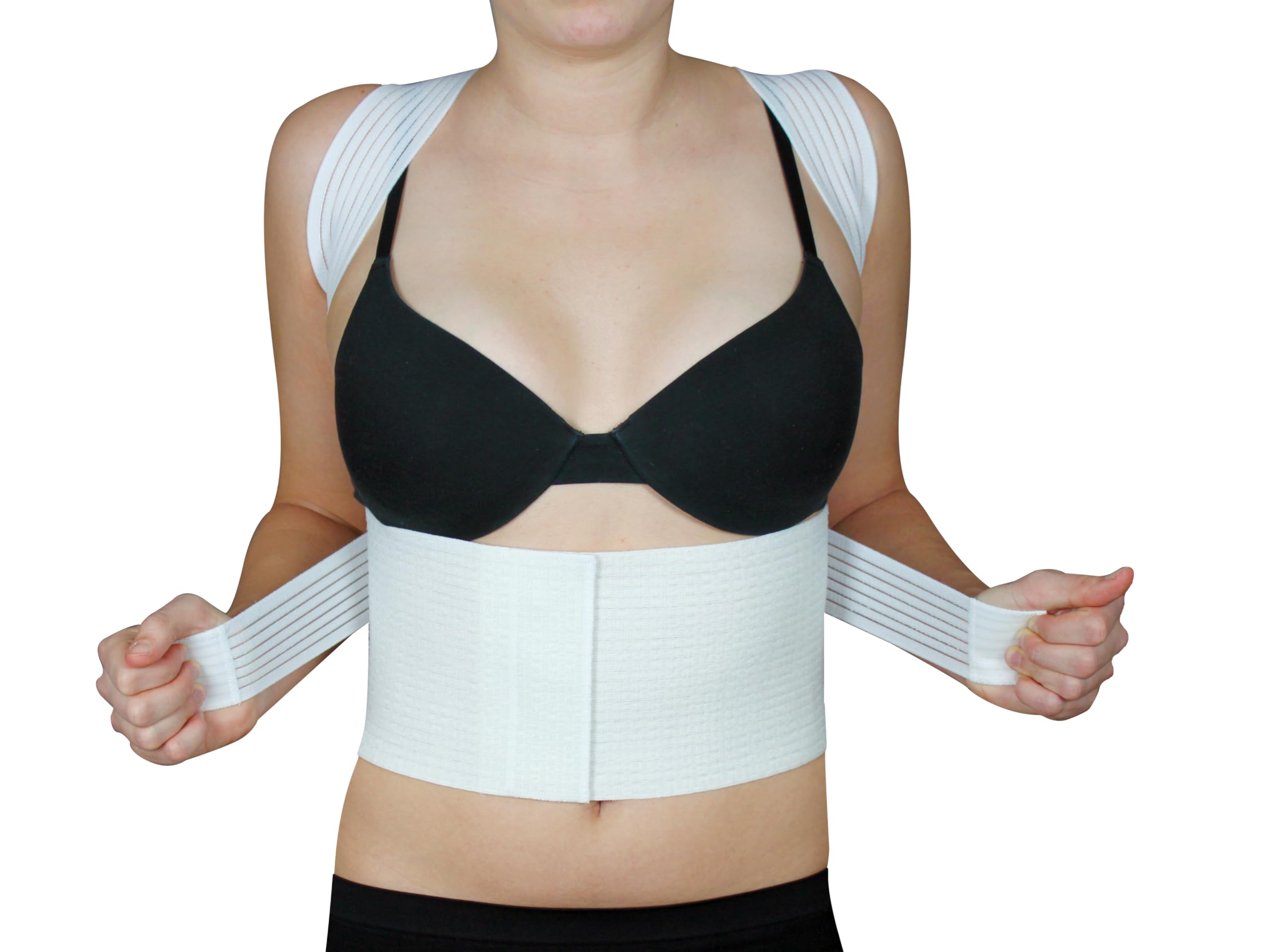 Geradehalter mit Rückenstützgürtel, der Haltungstrainer für Damen und Herren, mit temperaturausgleichendem Material