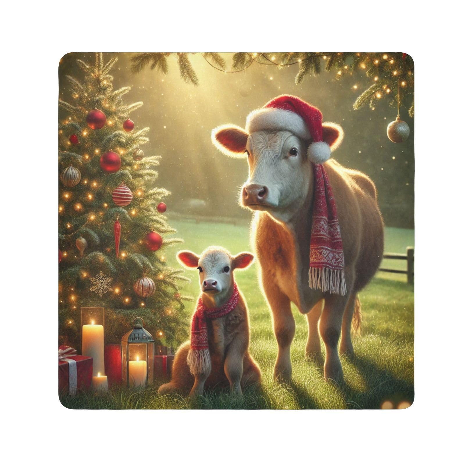 Christmas Cows Golden Protective Wrap 13.8