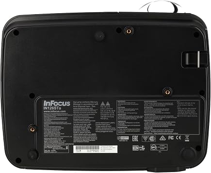 InFocus IN126STa WXGA Short Throw Projector, 3300 Lumens, HDMI, LAN, Wireless-ready