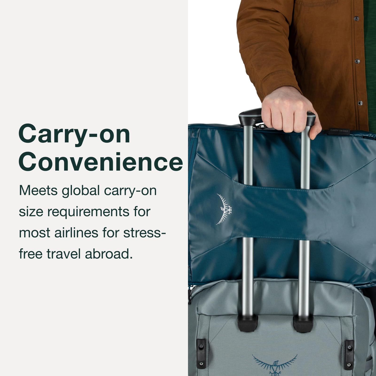 Osprey Europe Transporter Carry-On Bag, Plecak Unisex-Dorosły, Tan betonowy, jeden rozmiar