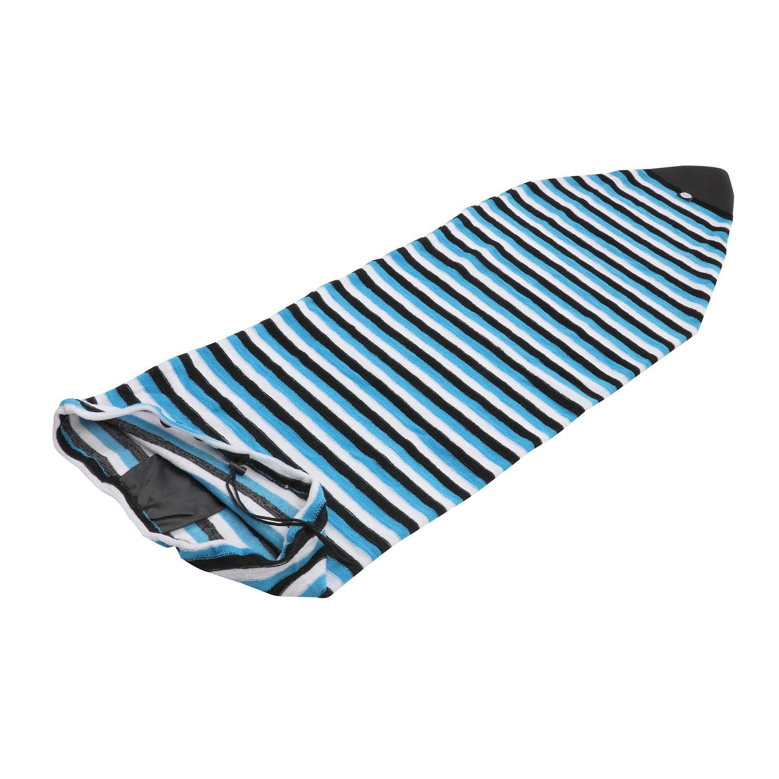 Elastic Surfboard Sock Board Bag Storage Cover, Blue, 5.0ft