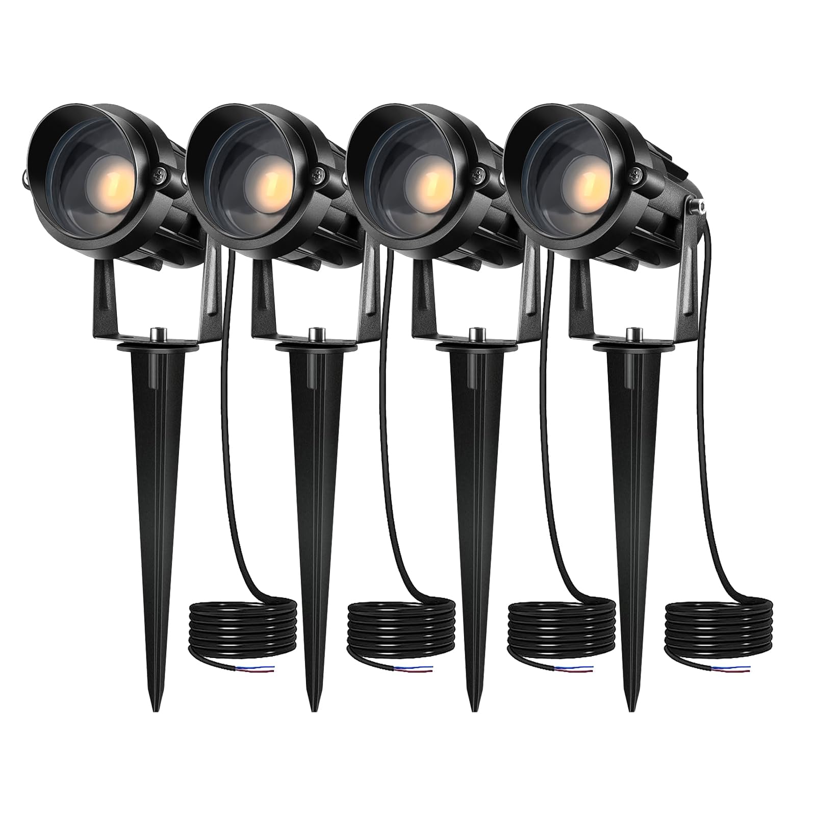 Illuminazione per esterni a LED da giardino, faretto da giardino, 7 W, 12 V, 24 V, illuminazione a bassa tensione, impermeabile IP66 LED, per terrazza Corte Ch