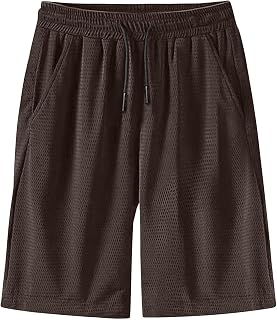 Men's Mesh Pants Ice Silk Casual Relaxed Fit Breathable Trousers Workout Athletic Running Sweatpant with Pocket