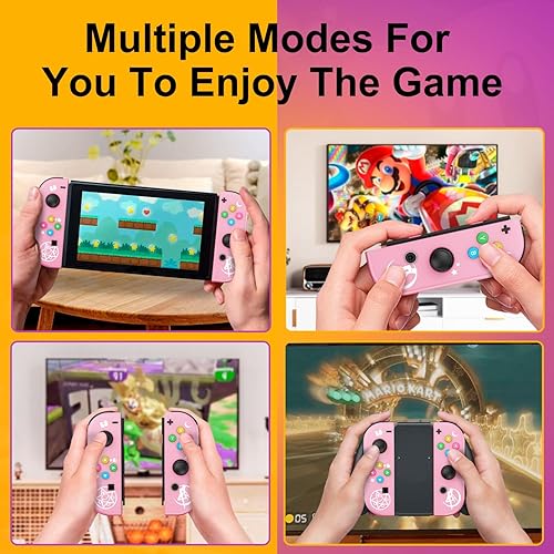 Miniatura 5 de Controller for Nintendo Switch, Replacement Wireless LR Controllers Support Dual VibrationWake-up