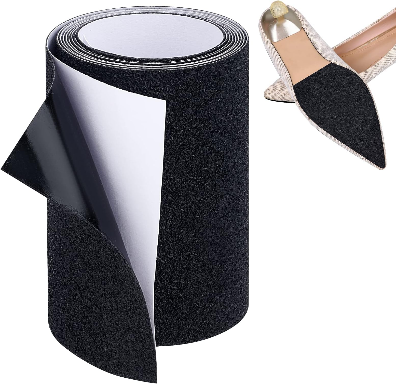 Anti-Slip Shoe Grip Sticker, Self-Adhesive Crystal Clear Protector Slip Resistant High Heels Shoe Sole Cover, Sole Cover Protectors, Suitable for High Heels Business Leather Shoes (78 x 3.9Inch)