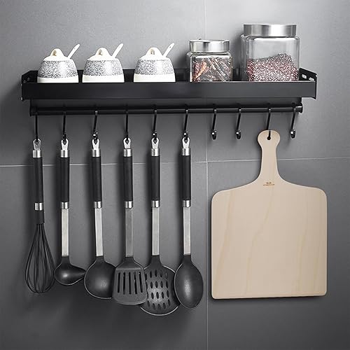 Miniatura 7 de G.a HOMEFAVOR Pala de pizza, paleta de pizza de madera de 12 x 16 pulgadas para hornear pizza casera, espátula de pizza de madera, accesorio para