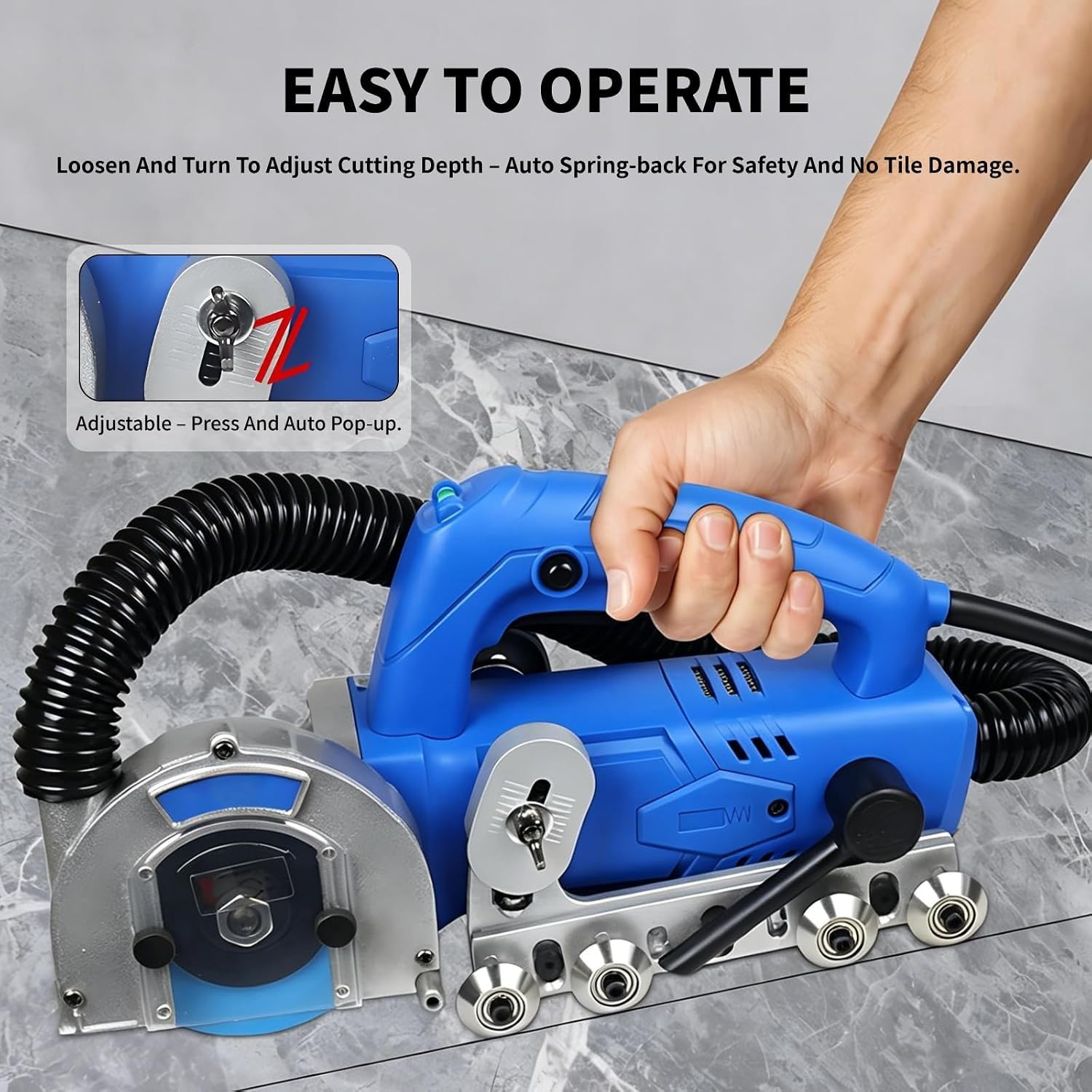 Removedor lechada eléctrico 1200W, limpiador eléctrico juntas azulejos