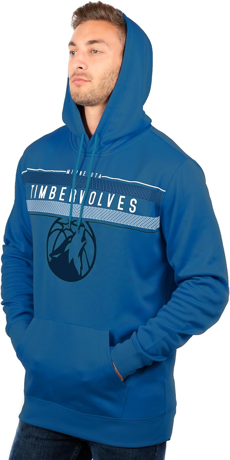 Ultra Game Men's NBA Official Super Soft Midtown Hoodie Sweatshirt - Image 3