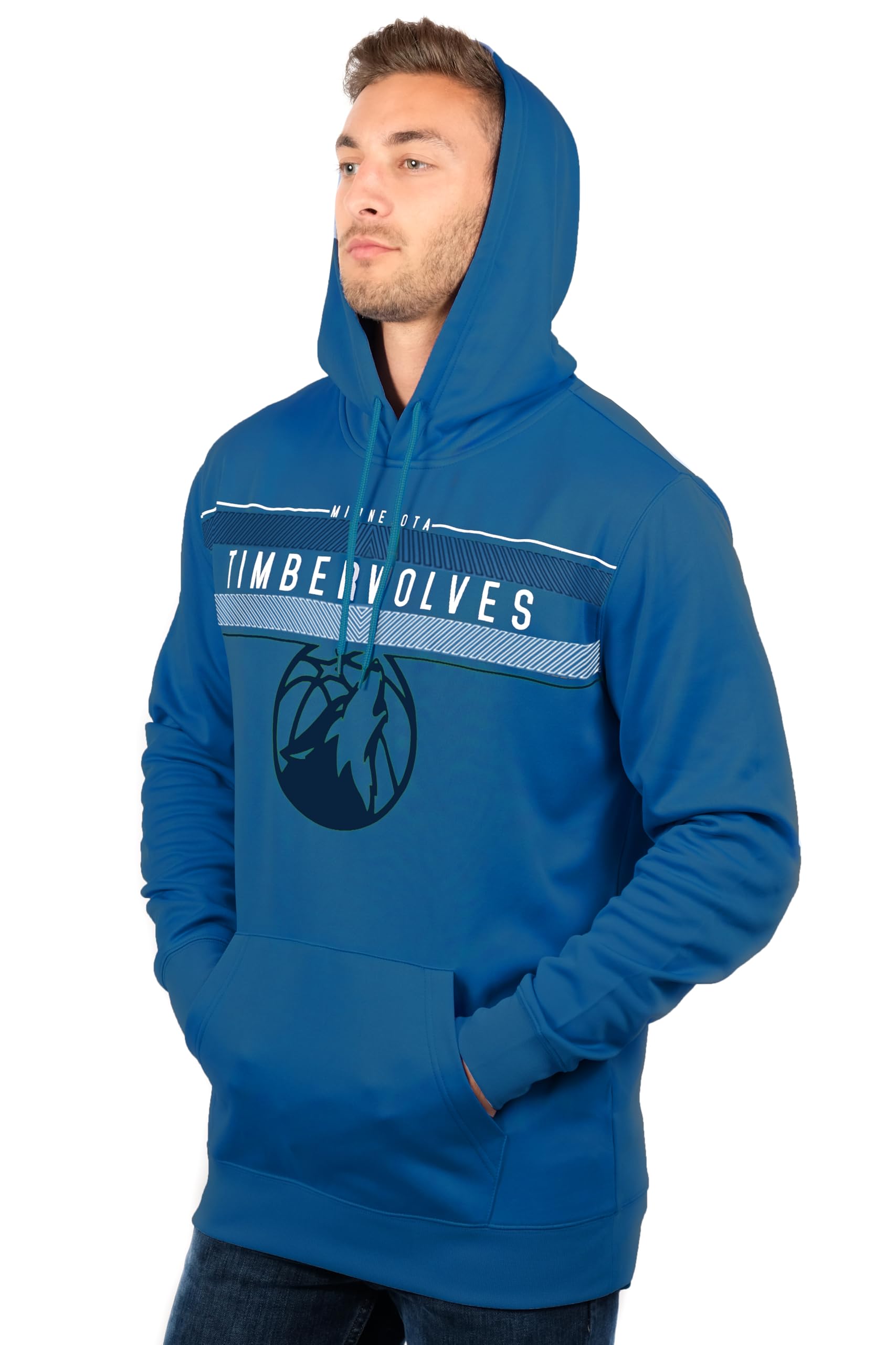 Ultra Game Sweat À Capuche en Polaire Poly Midtown NBA Sweat à Capuche en Polaire pour Homme Homme (Lot de 1)