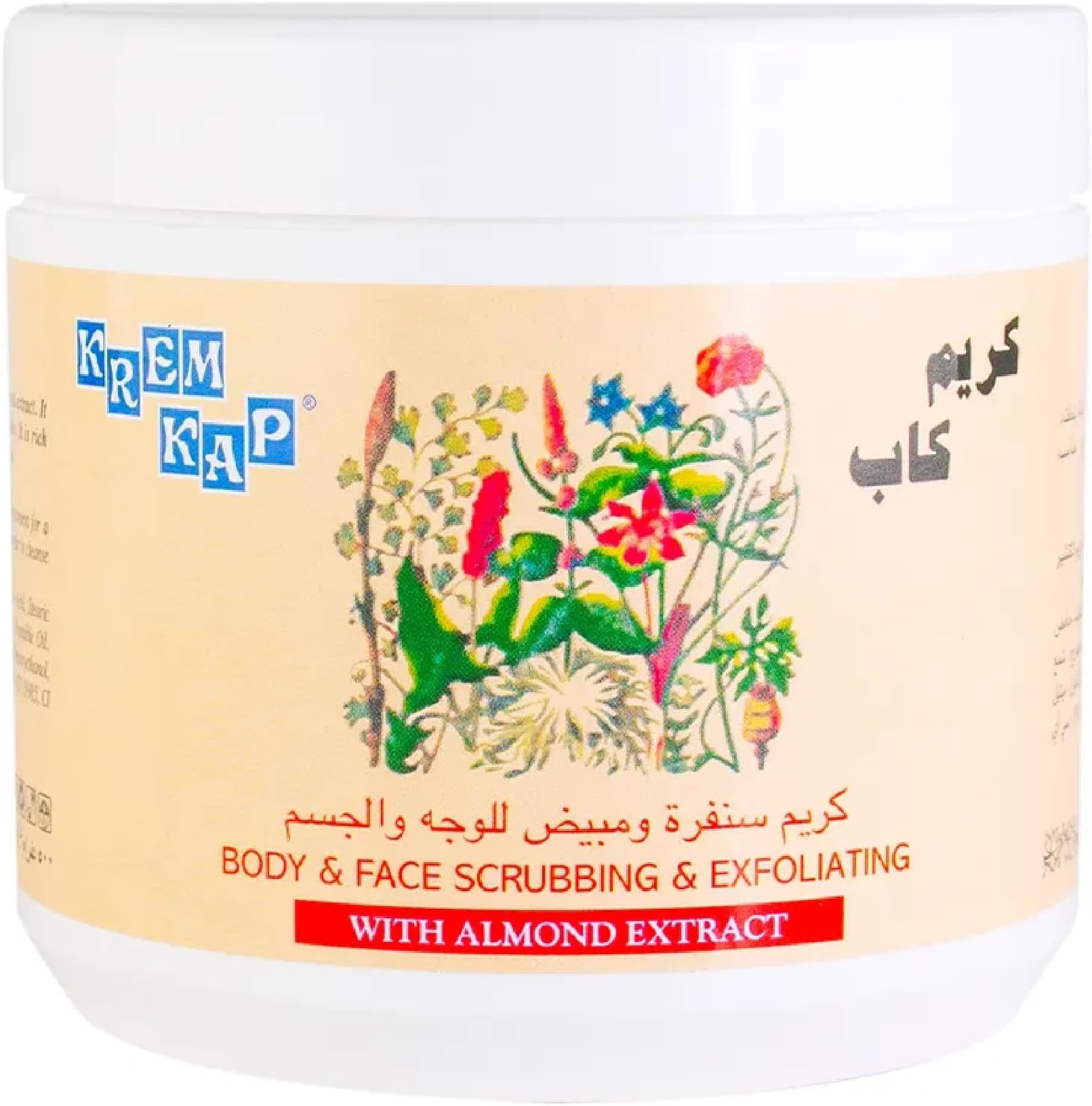 Krem Kap Body & Face Scrubbing & Exfoliating, For All Skin Types, Remove Dead Skin, Increase Skin Smoothness, 500 ml