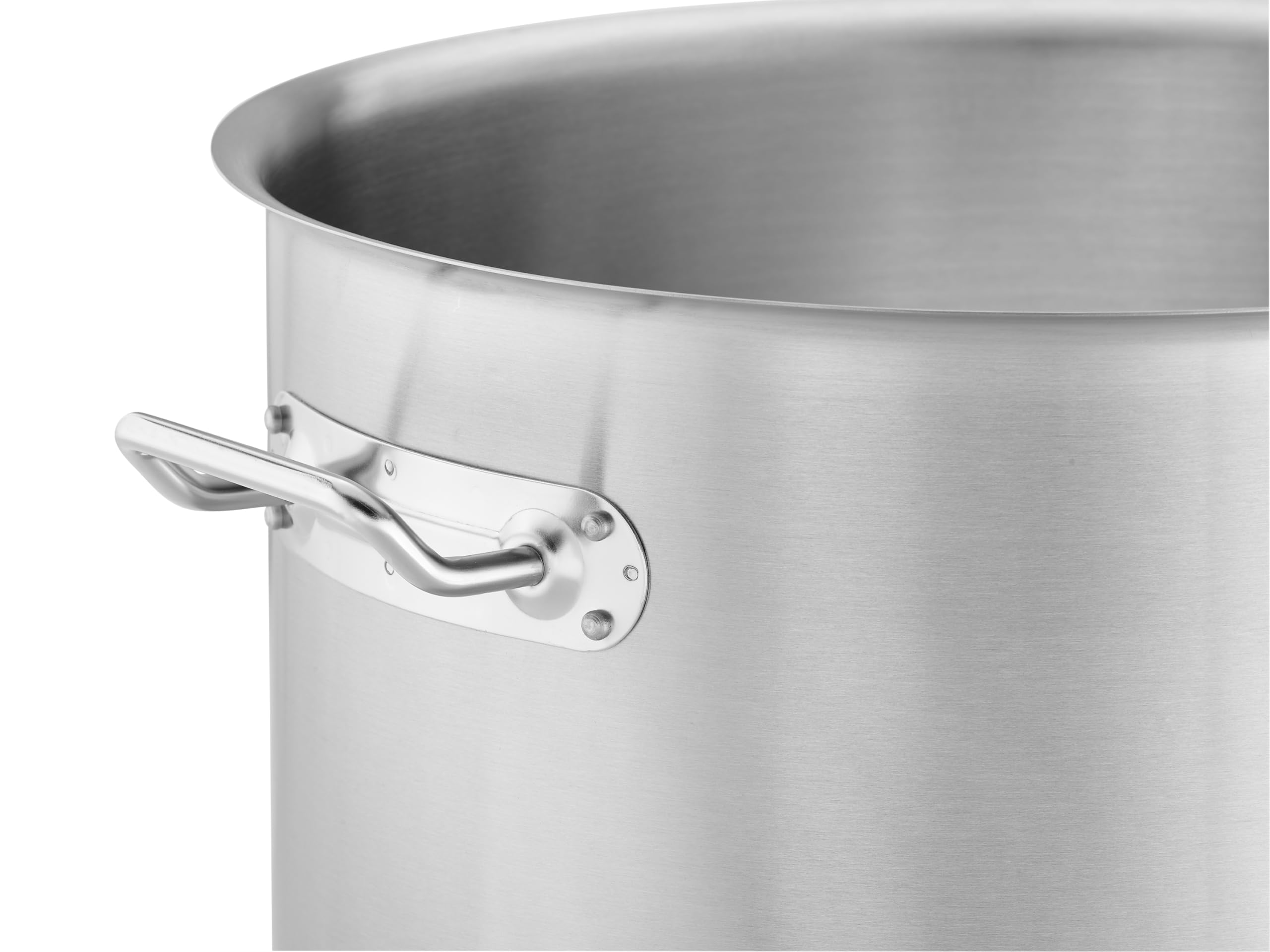 TECHNICA PRESTONA 17L Garnek indukcyjny – Garnek ze stali nierdzewnej Ø320 mm z pokrywką – Trójwarstwowe dno – Garnek do zupy na wszystkie kuchenki – – Bez niklu – Uchwyty odporne na ciepło