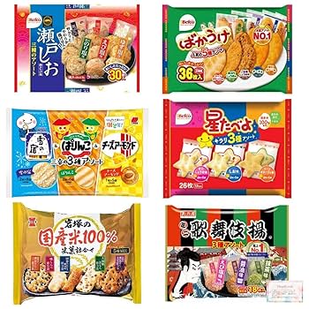 Amazon.co.jp: おせんべい詰め合わせセット (瀬戸しお、ばかうけ