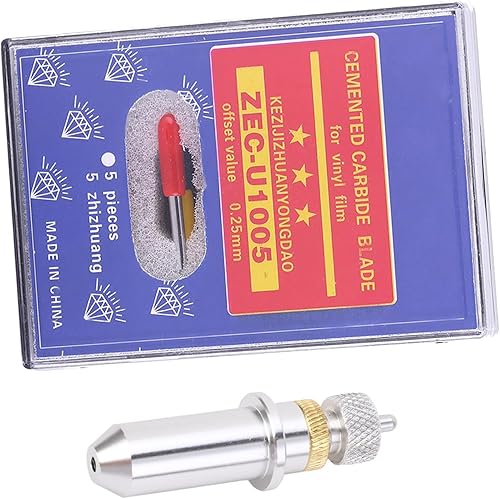 Miniatura 8 de Cuchilla de corte, herramienta de corte de cuchilla de corte de trazador de acero de tungsteno 30, 45, 60 grados con soporte, 15 piezas