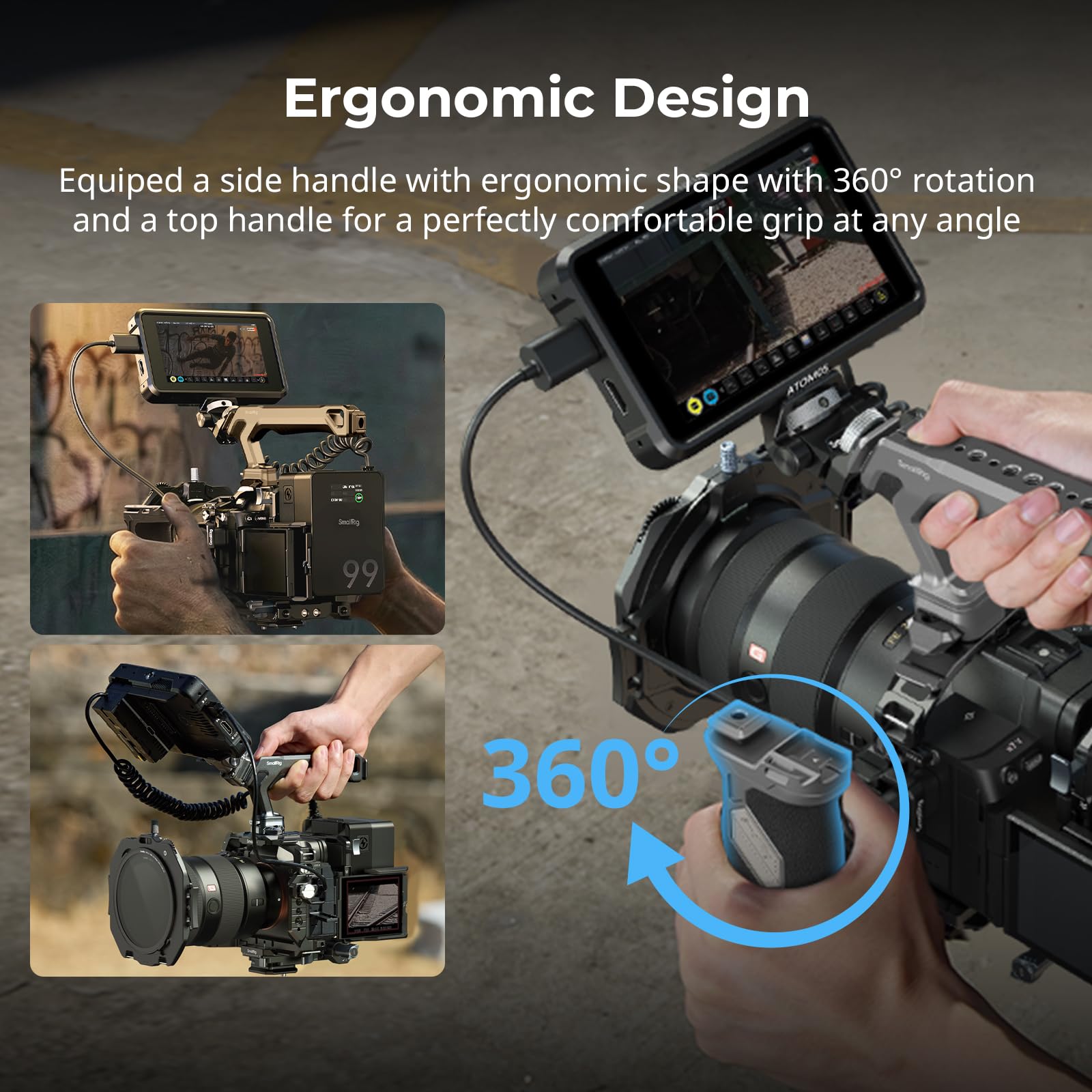 SmallRig Kit gabbia HawkLock Advanced per Sony Alpha 7 V / 7R V / 7 IV 6028