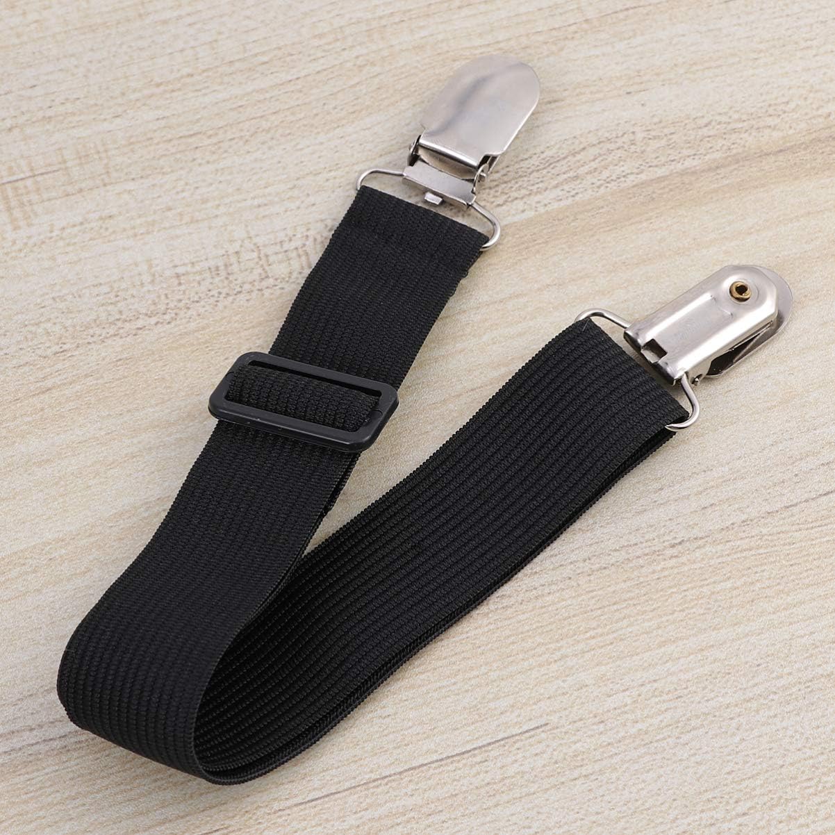 8pcs Bed Sheet Holder Straps Adjustable Elastic Mattress Sheet Clips Mattress Cover Holder Fasteners Bed Sheet Fasteners Grippers Clips (Blackï¼‰