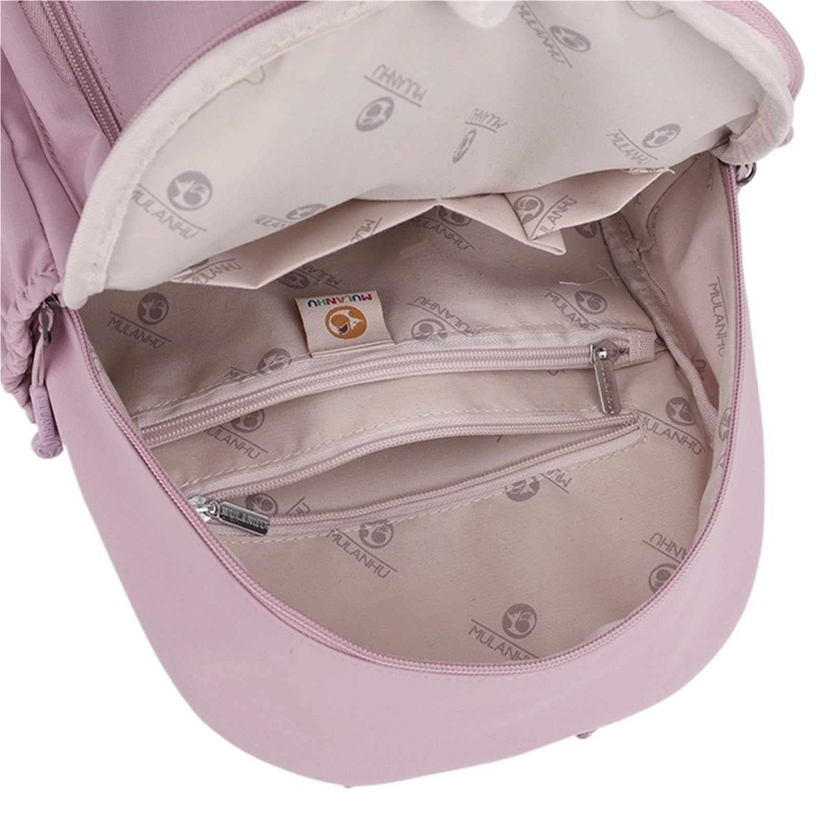 Zaino Scuola Superiore Zaino da donna in nylon, tinta unita, impermeabile, viaggio, casual, for la scuola, for ragazze, a tracolla