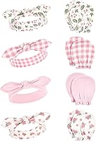 Vista 95 de Hudson Baby Conjunto de diadema de algodón y manoplas para rascar para bebé Unicornio