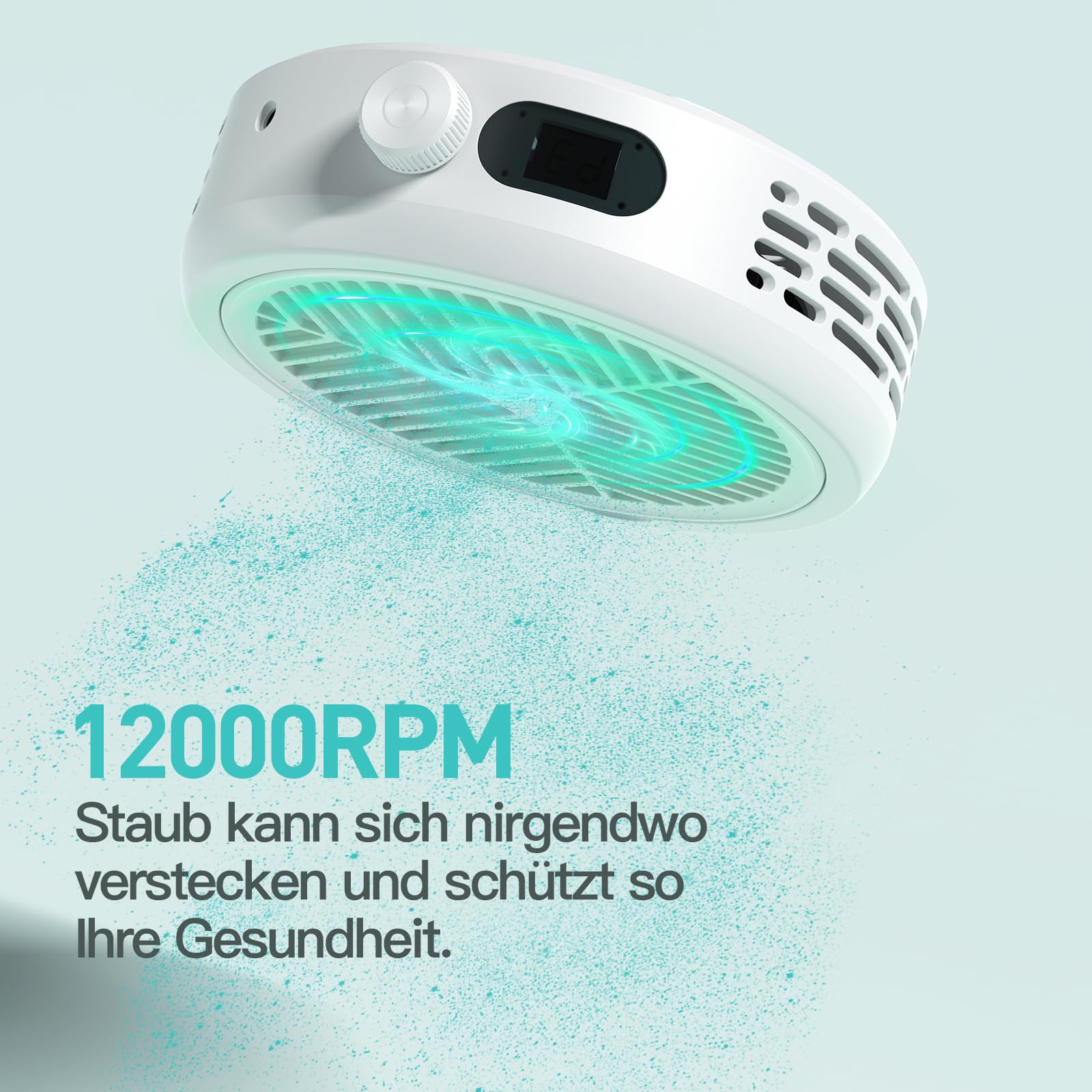 Professioneller Nagelstaubabsauger 120W, 3-Stufig Regelbar, LED-Anzeige, 12.000 U/min, Leistungsstarker Staubsauger, Staubabsaugung Für Nägel, Geeignet Für Nagelstudios Und Den Heimgebrauch