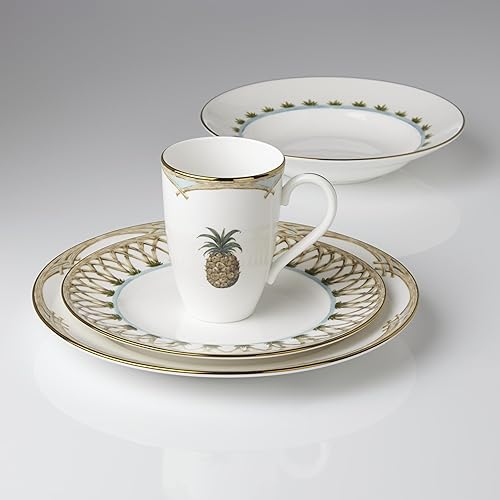 Miniatura 2 de Lenox 6226609 Plato de cena Colonial Británico de Bambú