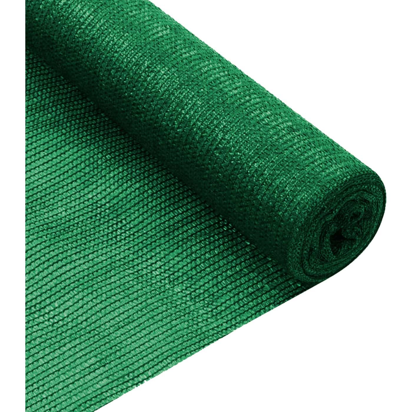 Acan Tradineur - Rollo de Malla de sombreo tupida, Cierre de ocultación de 120 g/m2, Alta Resistencia, Tela para cercar Jardines, fincas, huertos, Vallas (Verde - 1 x 10 m)