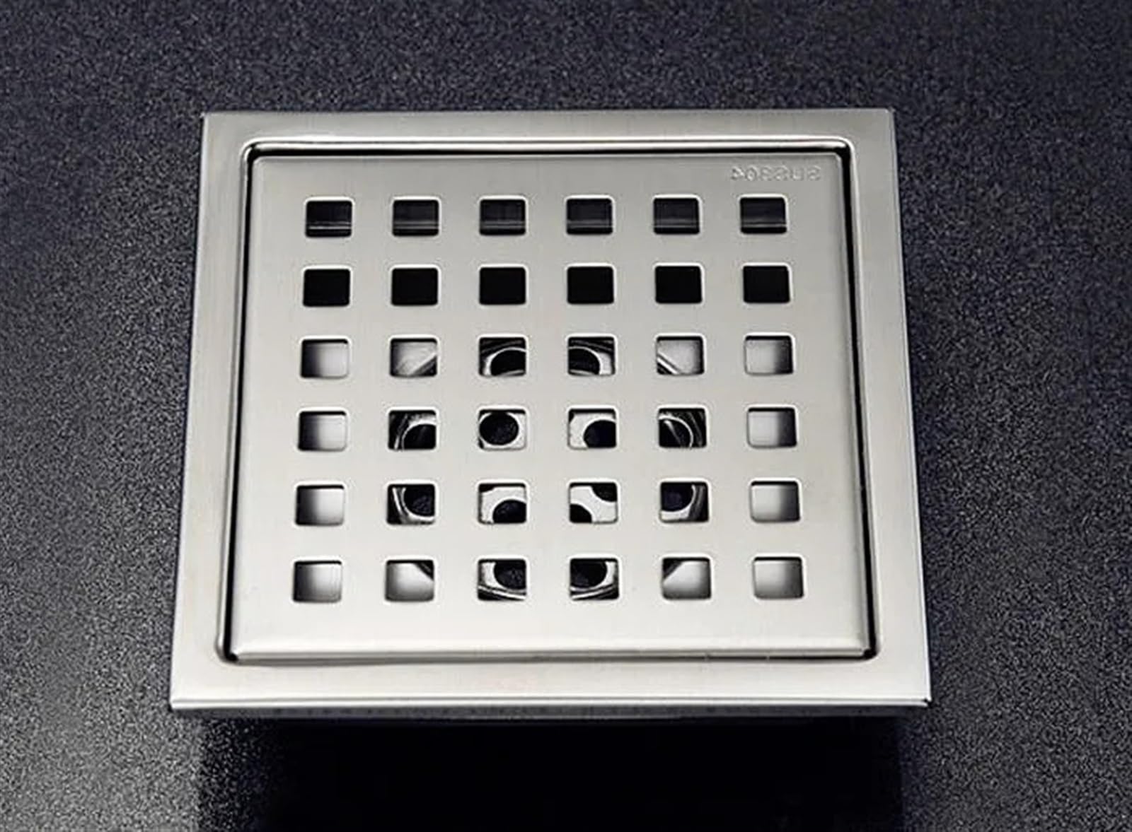 Drain de sol de salle de bain pour douche italienne évacuation rapide 11 cm