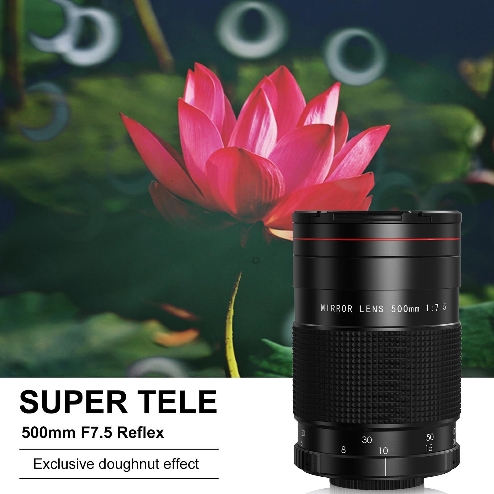 Objectif Manuel 420-800mm F/8.3 Pour Nikon DSLR - Téléobjectif Pour Photographie Animalière Et Lunaire
