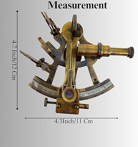 Miniatura 3 de Medieval Replicas Regalo sextante de historia de barco de latón para el día del padre, cumpleaños, aniversario, Navidad. Kelvin & Hughes London