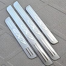 XSYing Set of 4 Stainless Steel Door Sill Protectors for Mazda CX-7 2008 2009 2010 2011 2012 2013 2014, ​Car Accessories Stainless Steel Car Door Sill Strips