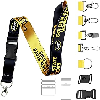 Custom Lanyards Bulk 10-10000 Pcs – Personalized Lanyards with Logo/Text/Slogan/Photo, Double-Sided Printing – Ideal for ID Badges, Offices, Events, Schools, and Corporate Branding