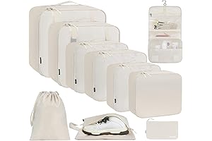 Premium 10 Set Packing Cubes For Travel Accessories Luggage Carry On Suitcase