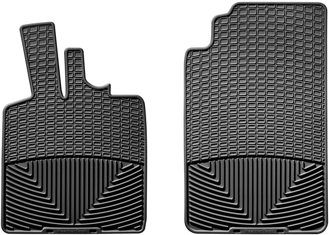 Weathertech All-Weather Floor Mats for Smart fortwo 1st Row (W109), Black