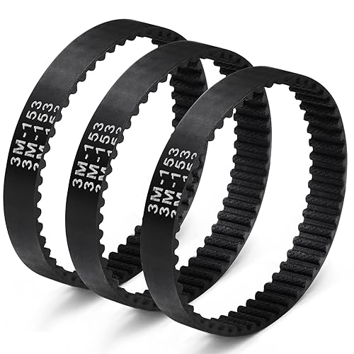 Miniatura 8 de 6 piezas de repuesto de correa de cepillo frontal suave 153-3GT-8 para aspiradora Shark AZ1002 AZ1000 AX950 AX951 ZU782