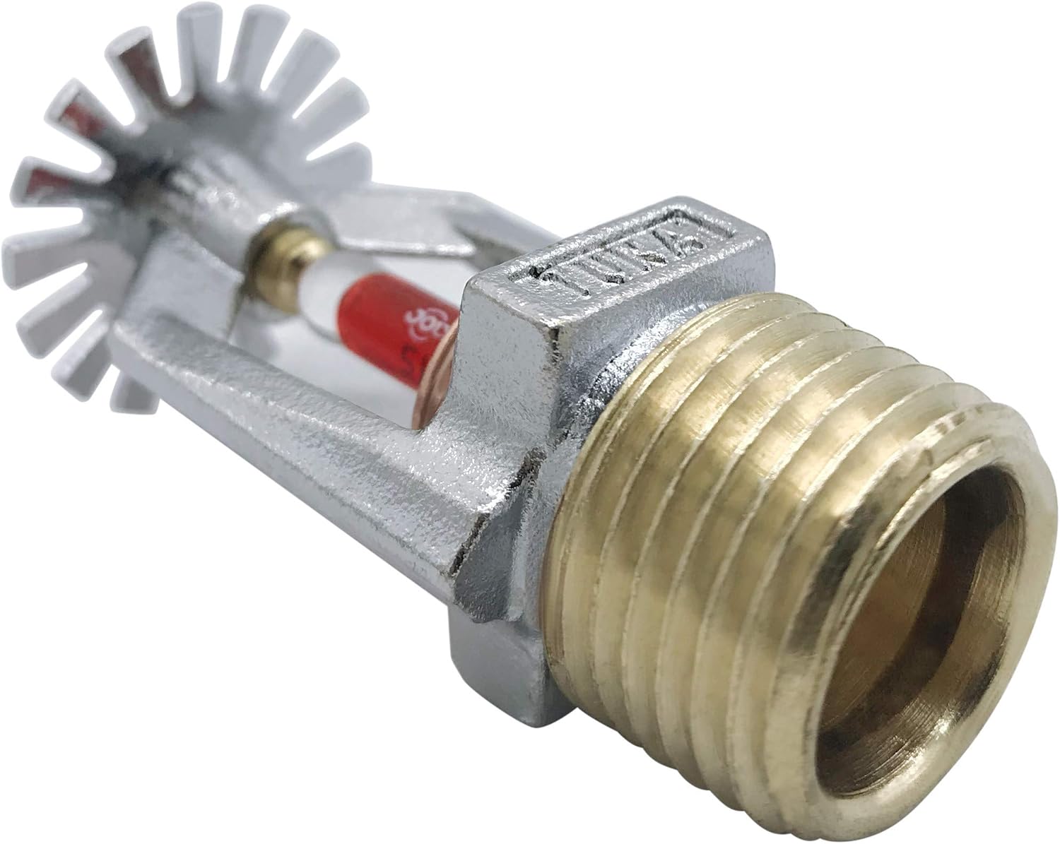 (2 Pack) FM Approved & UL/CUL Listed TUNA Fire Sprinkler Head Pendent Spray 1/2” NPT 155°F (68°C) K=5.6 K80 Standard Response for Automatic Fire Sprinkler System Chrome