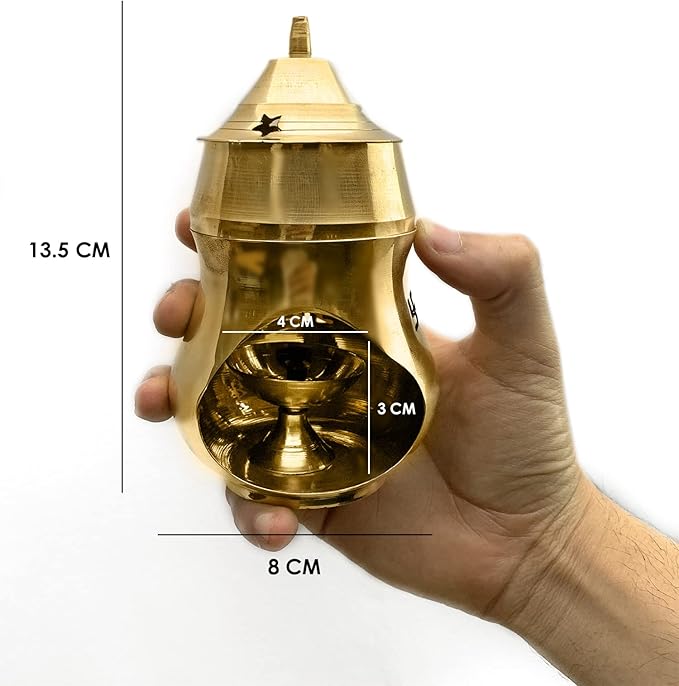 Difusor de Aromas de Latón Satvik para Aceites Esenciales miniatura 3
