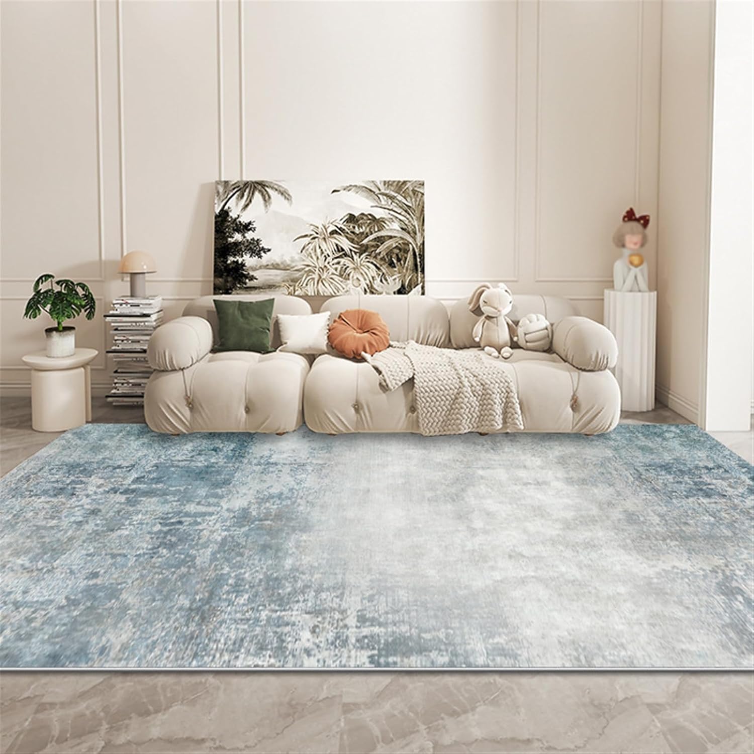 GIBZ Modern Style Carpet Rectangle Large Area Rug Living Room Bedroom Tea Table Mat Style 1 80x120cm
