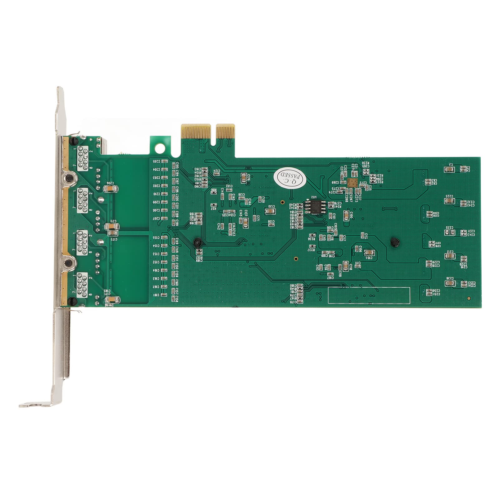 Karta Sieciowa PCIe Czteroportowa Karta Gigabit Ethernet do Szybkich Sieci w Serwerach i Komputerach PC - Kompaktowa Konstrukcja