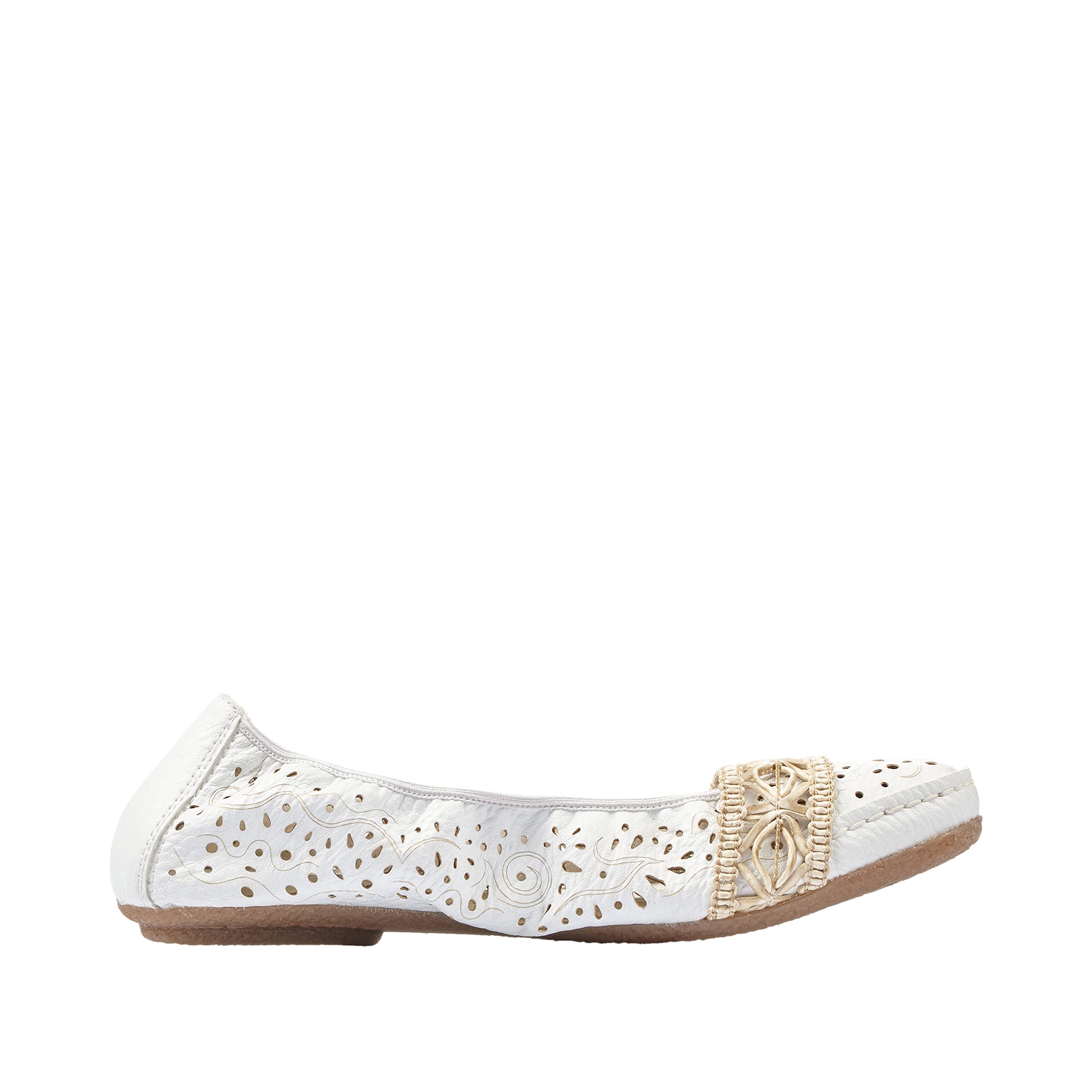 Rieker Damen Klassische Ballerinas 41466 Frauen Flats