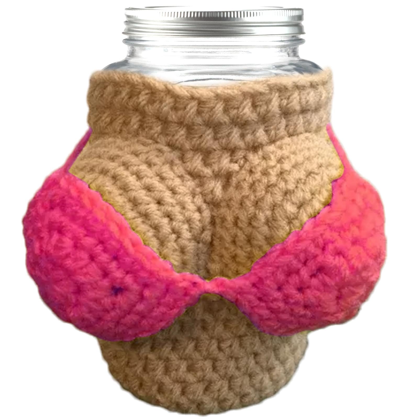 Funda decorativa para botella, aislamiento térmico, funda elástica portát , adornos multifuncionales para botellas para el hogar