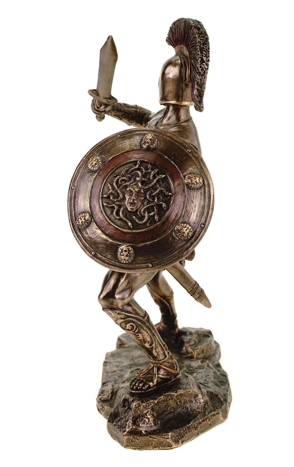 Veronese figurka hektora 24 cm brązowana ręcznie malowana Troja Grecja Achilles