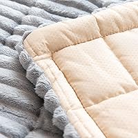 Vista 8 de Fundas de sofá antideslizantes y mullidas para mascotas, fundas de cojín lavables para perros grandes Gris