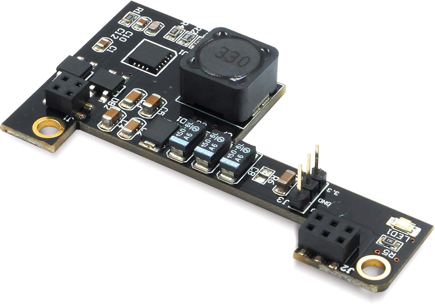 Get Cheap Price LoveRPi Power-Over-Ethernet (PoE) HAT Kit for Raspberry Pi 3 Model B+ with Translucent Case