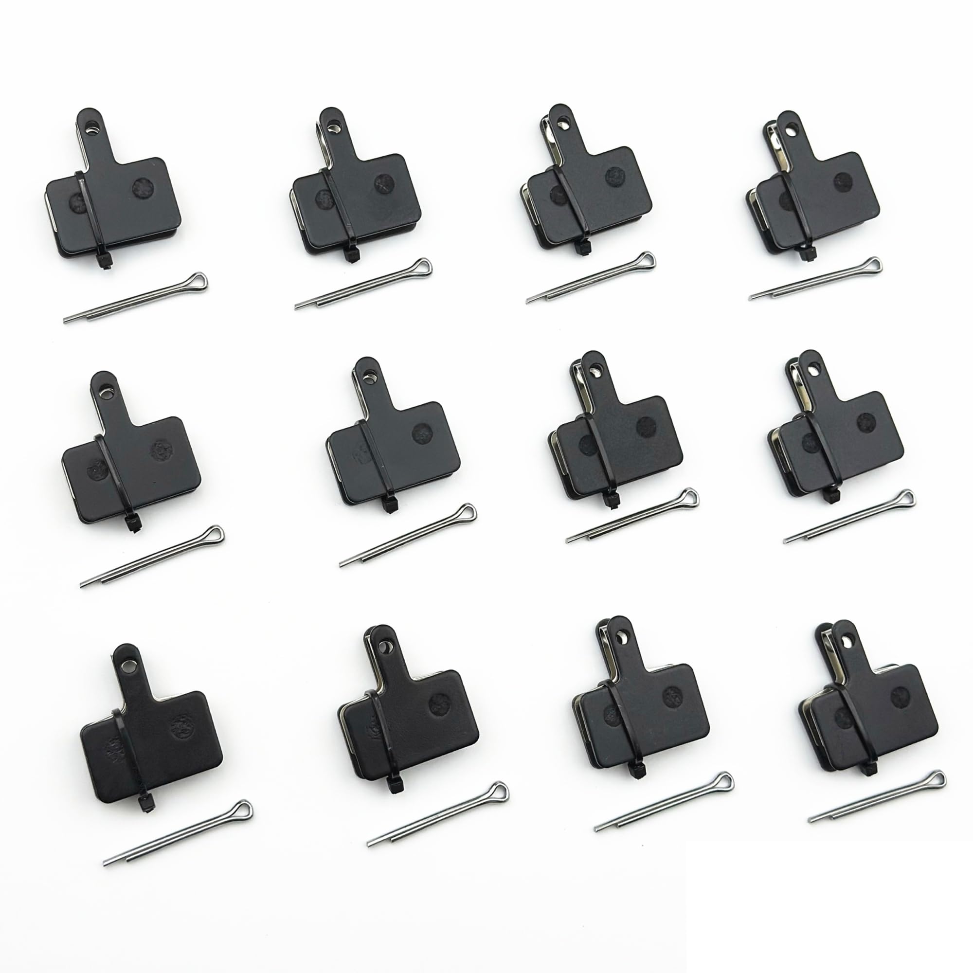 Genérico Compatible con 2/4/12 Pares de Pastillas de Freno de Disco de Bicicleta - Resina/Semimetal/Cerámica for Sistemas de frenado de Bicicletas de montaña,Piezas